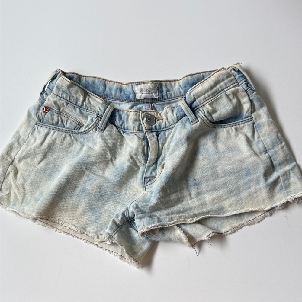 Hudson Jeans Light Blue Denim Shorts